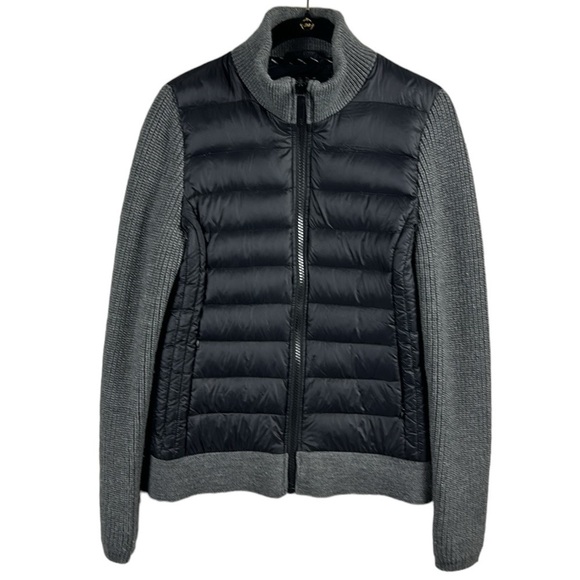 Marc NY Performance  Full-zip Puffer Ribbed Sweater Jacket Size M - Picture 1 of 11